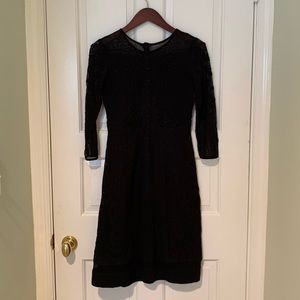 Free People Black Lace Dress